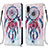 Custodia Portafoglio In Pelle Fantasia Modello Cover con Supporto Y03B per Samsung Galaxy A10s