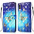 Custodia Portafoglio In Pelle Fantasia Modello Cover con Supporto Y03B per Samsung Galaxy A20s