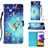Custodia Portafoglio In Pelle Fantasia Modello Cover con Supporto Y03B per Samsung Galaxy A22s 5G