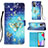 Custodia Portafoglio In Pelle Fantasia Modello Cover con Supporto Y03B per Samsung Galaxy A52 4G
