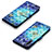 Custodia Portafoglio In Pelle Fantasia Modello Cover con Supporto Y03B per Samsung Galaxy A70S Cielo Blu