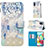 Custodia Portafoglio In Pelle Fantasia Modello Cover con Supporto Y03B per Samsung Galaxy A71 4G A715
