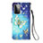 Custodia Portafoglio In Pelle Fantasia Modello Cover con Supporto Y03B per Samsung Galaxy A72 5G