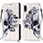 Custodia Portafoglio In Pelle Fantasia Modello Cover con Supporto Y03B per Samsung Galaxy M01s