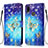 Custodia Portafoglio In Pelle Fantasia Modello Cover con Supporto Y03B per Samsung Galaxy M01s