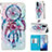 Custodia Portafoglio In Pelle Fantasia Modello Cover con Supporto Y03B per Samsung Galaxy S20 5G Multicolore