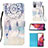 Custodia Portafoglio In Pelle Fantasia Modello Cover con Supporto Y03B per Samsung Galaxy S20 FE 4G