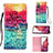 Custodia Portafoglio In Pelle Fantasia Modello Cover con Supporto Y03B per Samsung Galaxy S20 Lite 5G