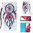 Custodia Portafoglio In Pelle Fantasia Modello Cover con Supporto Y03B per Samsung Galaxy S20 Lite 5G Multicolore