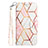 Custodia Portafoglio In Pelle Fantasia Modello Cover con Supporto Y03B per Samsung Galaxy S21 Plus 5G