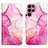 Custodia Portafoglio In Pelle Fantasia Modello Cover con Supporto Y03B per Samsung Galaxy S24 Ultra 5G