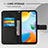 Custodia Portafoglio In Pelle Fantasia Modello Cover con Supporto Y03B per Xiaomi Redmi 10 India