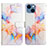 Custodia Portafoglio In Pelle Fantasia Modello Cover con Supporto Y04B per Apple iPhone 13