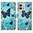 Custodia Portafoglio In Pelle Fantasia Modello Cover con Supporto Y04B per Motorola Moto G Stylus (2023) 4G