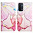 Custodia Portafoglio In Pelle Fantasia Modello Cover con Supporto Y04B per Oppo A54 5G