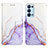 Custodia Portafoglio In Pelle Fantasia Modello Cover con Supporto Y04B per Oppo Reno6 Pro 5G