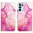 Custodia Portafoglio In Pelle Fantasia Modello Cover con Supporto Y04B per Oppo Reno6 Pro 5G India