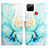 Custodia Portafoglio In Pelle Fantasia Modello Cover con Supporto Y04B per Realme 7i RMX2193