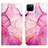 Custodia Portafoglio In Pelle Fantasia Modello Cover con Supporto Y04B per Realme C25Y India