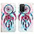 Custodia Portafoglio In Pelle Fantasia Modello Cover con Supporto Y04B per Samsung Galaxy F02S SM-E025F