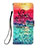 Custodia Portafoglio In Pelle Fantasia Modello Cover con Supporto Y04B per Samsung Galaxy S21 FE 5G