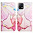 Custodia Portafoglio In Pelle Fantasia Modello Cover con Supporto Y04B per Vivo iQOO U3x 5G Rosa