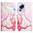 Custodia Portafoglio In Pelle Fantasia Modello Cover con Supporto Y04B per Xiaomi Mi 12 Lite NE 5G Rosa