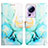 Custodia Portafoglio In Pelle Fantasia Modello Cover con Supporto Y04B per Xiaomi Mi 12 Lite NE 5G Verde