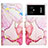 Custodia Portafoglio In Pelle Fantasia Modello Cover con Supporto Y04B per Xiaomi Poco M4 5G Rosa
