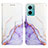 Custodia Portafoglio In Pelle Fantasia Modello Cover con Supporto Y04B per Xiaomi Redmi 10 Prime Plus 5G Viola
