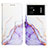 Custodia Portafoglio In Pelle Fantasia Modello Cover con Supporto Y04B per Xiaomi Redmi Note 11R 5G Viola