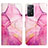 Custodia Portafoglio In Pelle Fantasia Modello Cover con Supporto Y04B per Xiaomi Redmi Note 12 Pro 4G Rosa Caldo