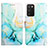 Custodia Portafoglio In Pelle Fantasia Modello Cover con Supporto Y05B per Samsung Galaxy F02S SM-E025F