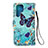 Custodia Portafoglio In Pelle Fantasia Modello Cover con Supporto Y05B per Samsung Galaxy S21 Ultra 5G