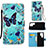 Custodia Portafoglio In Pelle Fantasia Modello Cover con Supporto Y05B per Samsung Galaxy S23 Ultra 5G