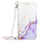 Custodia Portafoglio In Pelle Fantasia Modello Cover con Supporto YB1 per Xiaomi Mi 12 Lite NE 5G Viola