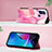 Custodia Portafoglio In Pelle Fantasia Modello Cover con Supporto YB4 per Motorola Moto G Play Gen 2