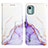 Custodia Portafoglio In Pelle Fantasia Modello Cover con Supporto YB4 per Nokia C12 Plus