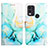 Custodia Portafoglio In Pelle Fantasia Modello Cover con Supporto YB4 per Nokia C22