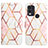 Custodia Portafoglio In Pelle Fantasia Modello Cover con Supporto YB4 per Nokia C22 Bianco