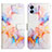 Custodia Portafoglio In Pelle Fantasia Modello Cover con Supporto YB4 per Samsung Galaxy F04 Blu