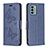 Custodia Portafoglio In Pelle Farfalla Cover con Supporto B01F per Nokia G22