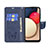 Custodia Portafoglio In Pelle Farfalla Cover con Supporto B01F per Samsung Galaxy A02s