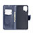 Custodia Portafoglio In Pelle Farfalla Cover con Supporto B01F per Samsung Galaxy A12 5G