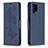 Custodia Portafoglio In Pelle Farfalla Cover con Supporto B01F per Samsung Galaxy A12 5G Blu