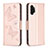 Custodia Portafoglio In Pelle Farfalla Cover con Supporto B01F per Samsung Galaxy A13 4G