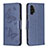 Custodia Portafoglio In Pelle Farfalla Cover con Supporto B01F per Samsung Galaxy A13 4G