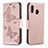 Custodia Portafoglio In Pelle Farfalla Cover con Supporto B01F per Samsung Galaxy A20