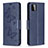 Custodia Portafoglio In Pelle Farfalla Cover con Supporto B01F per Samsung Galaxy A22 5G