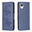 Custodia Portafoglio In Pelle Farfalla Cover con Supporto B01F per Samsung Galaxy A23 5G SC-56C